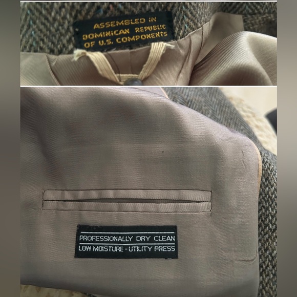 DAKS London Sport Jacket Blazer 43R - Picture 10 of 13